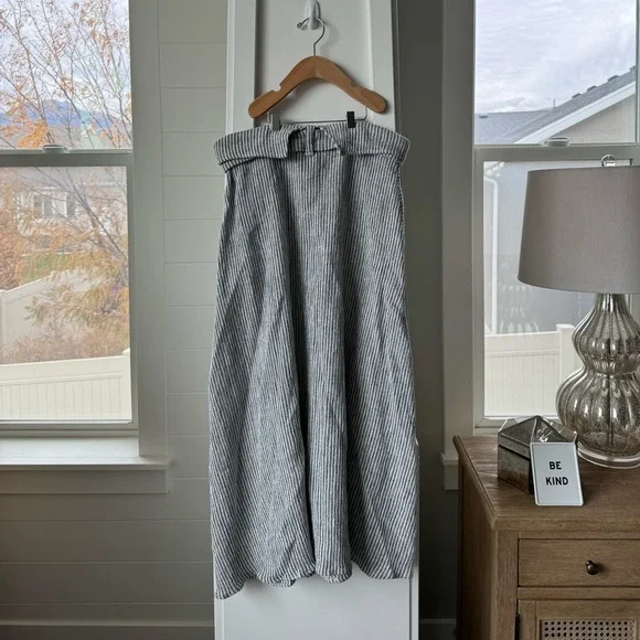 Eva Franco pinstripe midi skirt - Picture 3 of 3